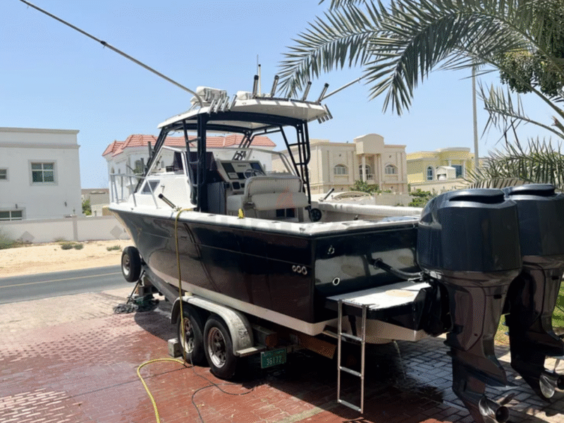 Pursuit 2600 twin 250 Yamahas