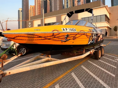6.7 meters boat with 150HP engine without trailer